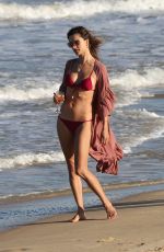ALESSANDRA AMBROSIO in Bikini at a Beach in Trancoso 08/05/2021