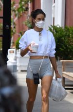 ALESSANDRA AMBROSIO Out for Post-workout Lunch in Brentwood 08/19/2021