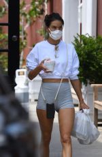 ALESSANDRA AMBROSIO Out for Post-workout Lunch in Brentwood 08/19/2021