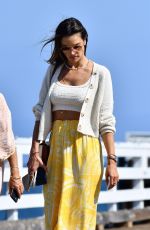 ALESSANDRA AMBROSIO Out on Malibu Pier 08/09/2021