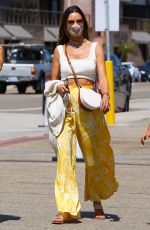 ALESSANDRA AMBROSIO Out on Malibu Pier 08/09/2021