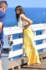 ALESSANDRA AMBROSIO Out on Malibu Pier 08/09/2021