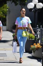 ALESSANDRA AMBROSIO Out Shopping in Beverly Hills 08/27/2021