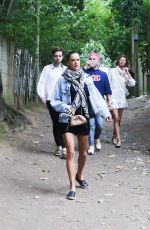 ALESSANDRA AMBROSIO Out with Friends in Trancoso 08/02/2021