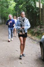 ALESSANDRA AMBROSIO Out with Friends in Trancoso 08/02/2021