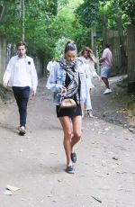 ALESSANDRA AMBROSIO Out with Friends in Trancoso 08/02/2021