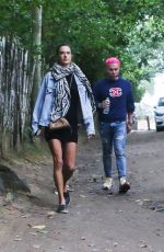 ALESSANDRA AMBROSIO Out with Friends in Trancoso 08/02/2021