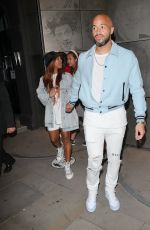 ALEXANDRA BURKE Celebrates Her Birthday at London Palladium 08/25/2021