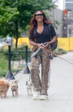 ALEXANDRA BURKE Out with Her Dogs in London 08/04/2021