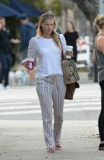 ALI LARTER Heading to Starbucks in Los Angeles 08/18/2021