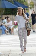 ALI LARTER Heading to Starbucks in Los Angeles 08/18/2021