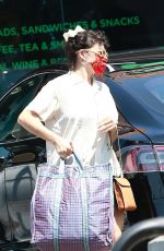 ALIA SHAWKAT at a Dry Cleaners in Los Feliz 08/25/2021