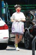 ALIA SHAWKAT at a Dry Cleaners in Los Feliz 08/25/2021