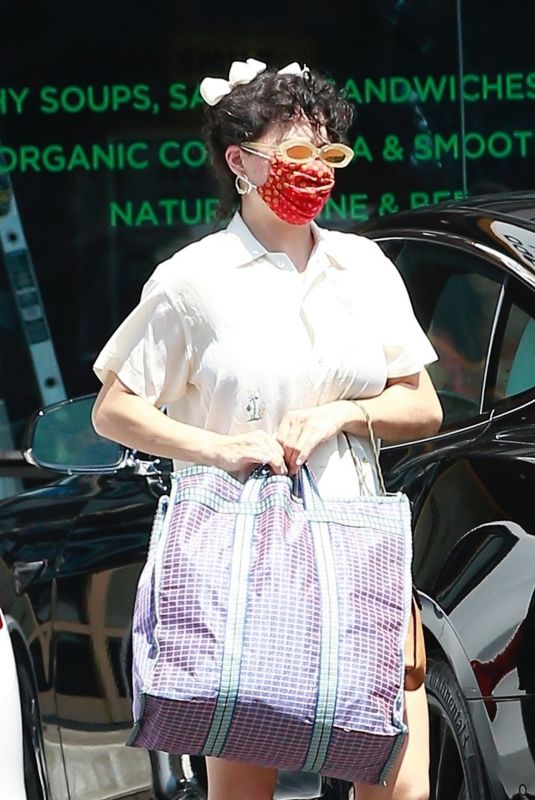 ALIA SHAWKAT at a Dry Cleaners in Los Feliz 08/25/2021