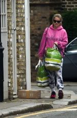 ALICE EVE Out with Her Dog in London 08/18/2021