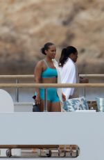 ALICIA KEYS and Swizz Beatz on Vacation in Calvi 08/04/2021