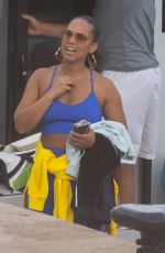 ALICIA KEYS and Swizz Beatz on Vacation in Calvi 08/04/2021