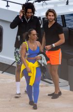 ALICIA KEYS and Swizz Beatz on Vacation in Calvi 08/04/2021