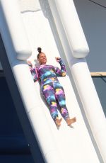 ALICIA KEYS in Wetsuit at a Yacht in South of France 08/03/2021