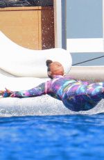 ALICIA KEYS in Wetsuit at a Yacht in South of France 08/03/2021