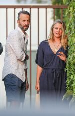 ALICIA SILVESTER Kissing a Mystery Man Out in West Hollywood 08/17/2021