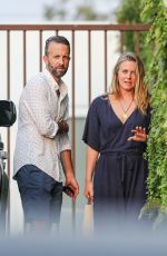 ALICIA SILVESTER Kissing a Mystery Man Out in West Hollywood 08/17/2021