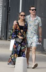 ALICIA VIKANDER and Michael Fassbender Out in Ibiza 08/23/2021