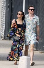 ALICIA VIKANDER and Michael Fassbender Out in Ibiza 08/23/2021