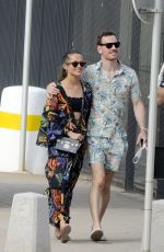ALICIA VIKANDER and Michael Fassbender Out in Ibiza 08/23/2021