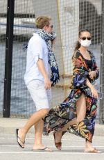 ALICIA VIKANDER and Michael Fassbender Out in Ibiza 08/23/2021