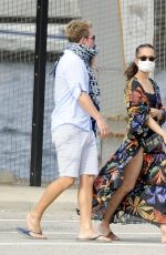 ALICIA VIKANDER and Michael Fassbender Out in Ibiza 08/23/2021