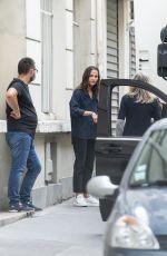 ALICIA VIKANDER on the Set of Irma Vep in Paris 08/05/2021