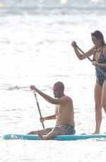 ALIZE LIM in Swimsuit and Tony Parker at a Yacht in France 08/20/2021