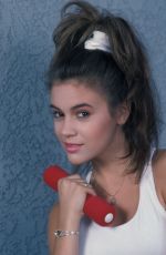 ALYSSA MILANO - Fitness Photoshoot, 1989