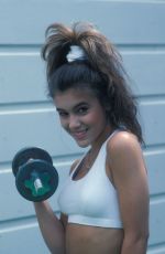 ALYSSA MILANO - Fitness Photoshoot, 1989