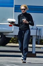 AMANDA SEYFRIED on the Set of The Dropout in Los Angeles 08/02/2021