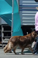AMANDA SEYFRIED on the Set of The Dropout in Los Angeles 08/02/2021