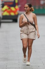 AMBER GILL Arrives at Capital Radio in London 08/23/2021