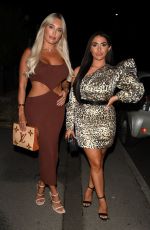 AMBER TURNER and CHLOE BROCKETT at The Only Way is Essex Press Night in Bournemouth 08/28/2021