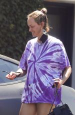 AMBER VALLETTA Out and About in Los Angeles 08/27/2021