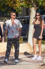 AMELIA HAMLIN and Scott Disick at Taverna Tony in Malibu 08/03/2021