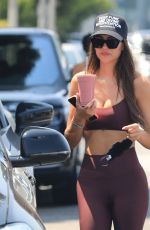 AMELIA HAMLIN Leaves a Gym in Los Angeles 08/13/2021