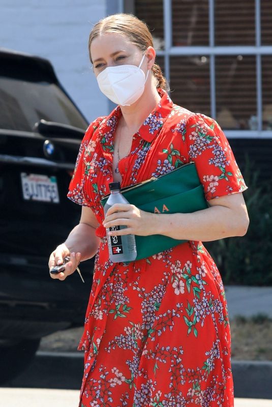 AMY ADAMS Out in Beverly Hills 08/12/2021
