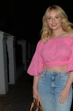 AMY HART Night Out in London 08/30/2021