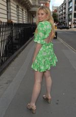 AMY HART Out for Dinner in London 08/10/2021