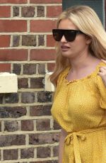 AMY HART Out for Lunch with Friends in Portsmouth 08/08/2021