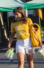ANGELA BASSETT Shopping at Whole Foods in Los Angeles 08/09/2021