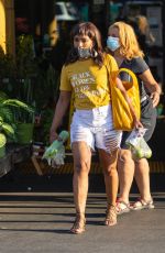 ANGELA BASSETT Shopping at Whole Foods in Los Angeles 08/09/2021