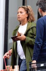 ANGELA GRIFFIN Out in Hampstead 08/22/2021