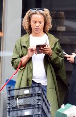 ANGELA GRIFFIN Out in Hampstead 08/22/2021